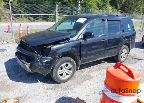 2005 Honda Pilot Ex-L z USA, uszkodzony, nr VIN 5FNYF18525B032741